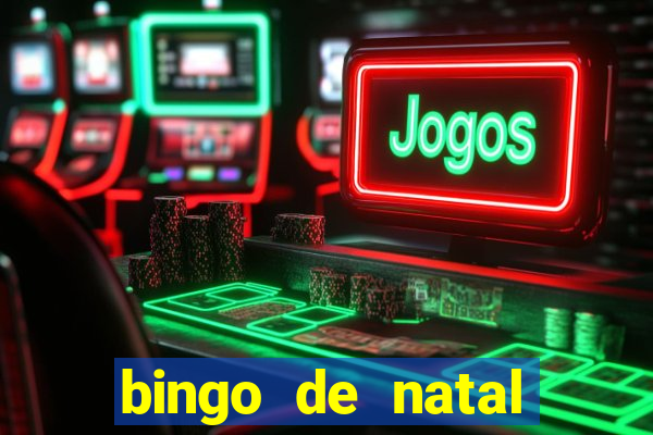 bingo de natal para imprimir gratis