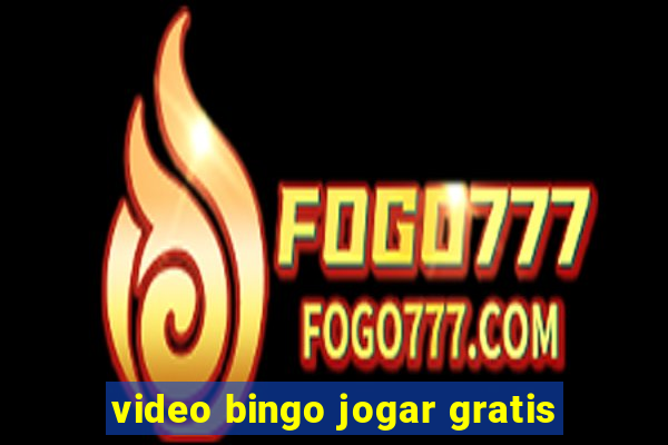 video bingo jogar gratis