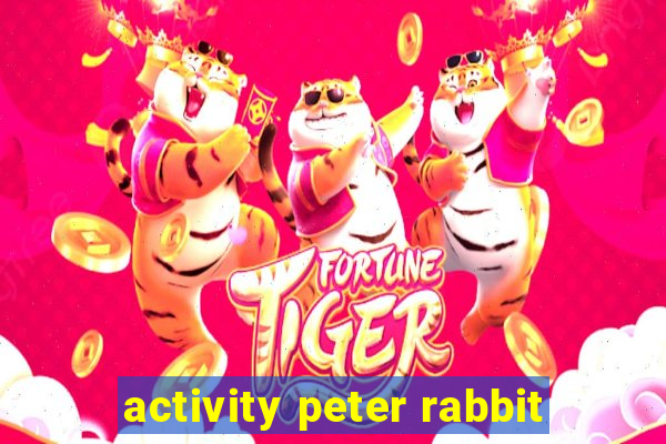 activity peter rabbit