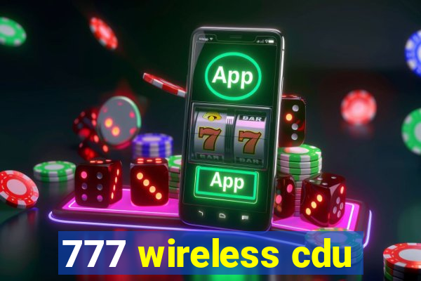 777 wireless cdu