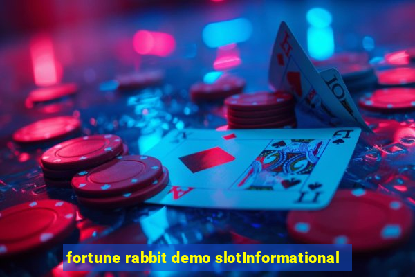 fortune rabbit demo slotInformational