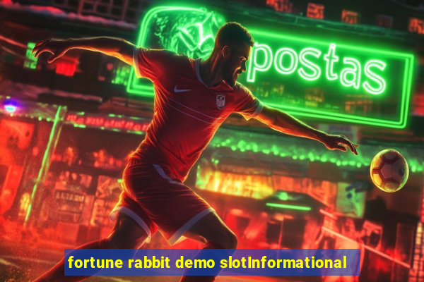 fortune rabbit demo slotInformational