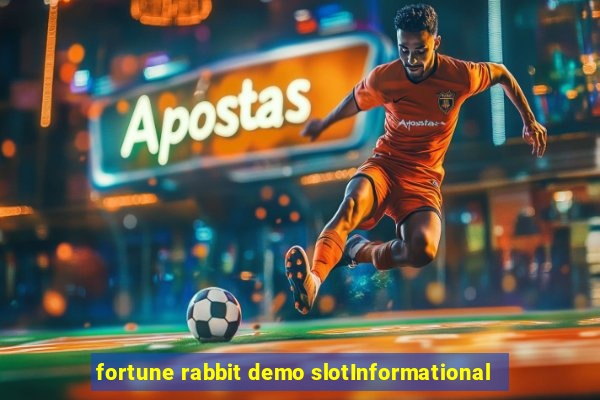 fortune rabbit demo slotInformational