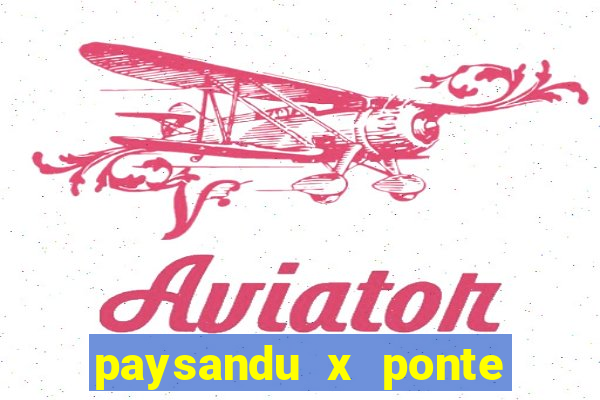 paysandu x ponte preta palpite