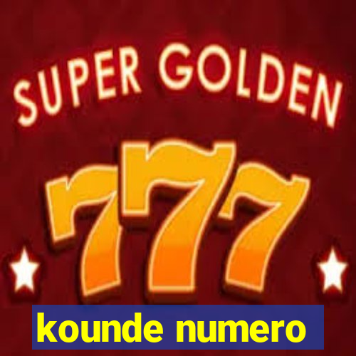 kounde numero