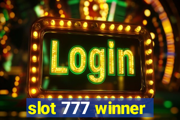 slot 777 winner