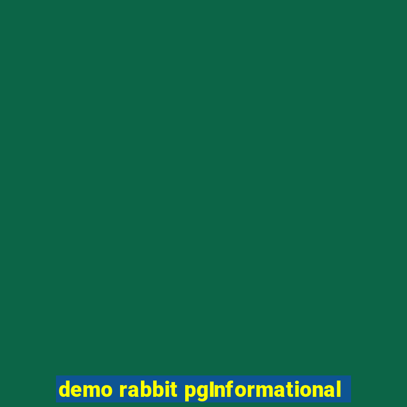 demo rabbit pgInformational