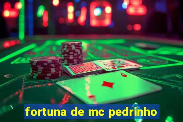 fortuna de mc pedrinho