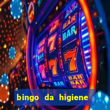 bingo da higiene para imprimir