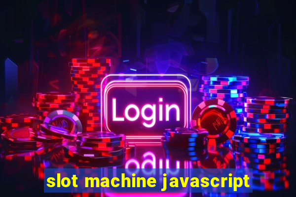 slot machine javascript