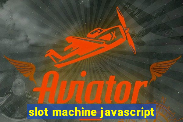 slot machine javascript