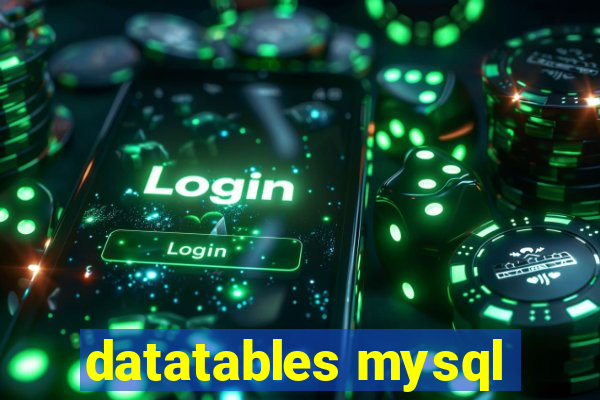 datatables mysql