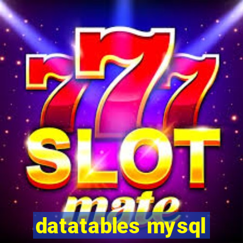 datatables mysql