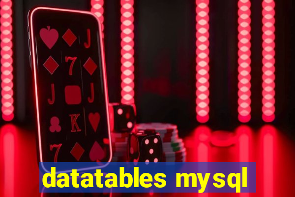 datatables mysql