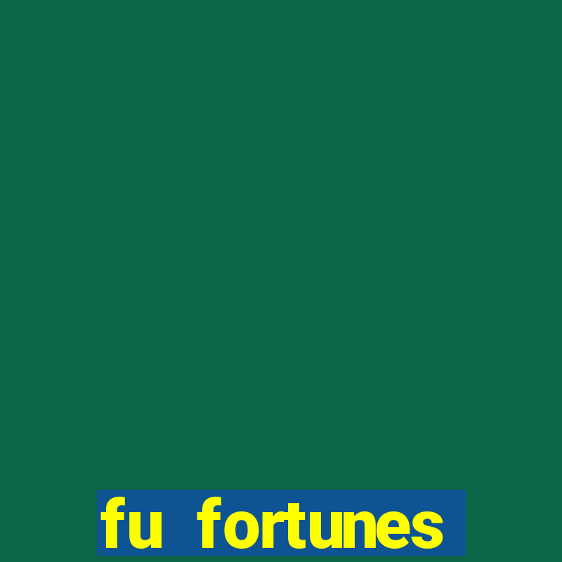 fu fortunes megaways slot machine