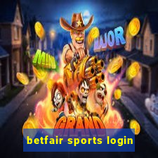 betfair sports login