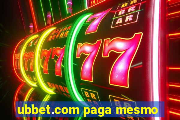 ubbet.com paga mesmo