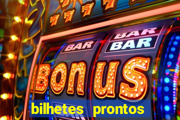 bilhetes prontos apostas esportivas