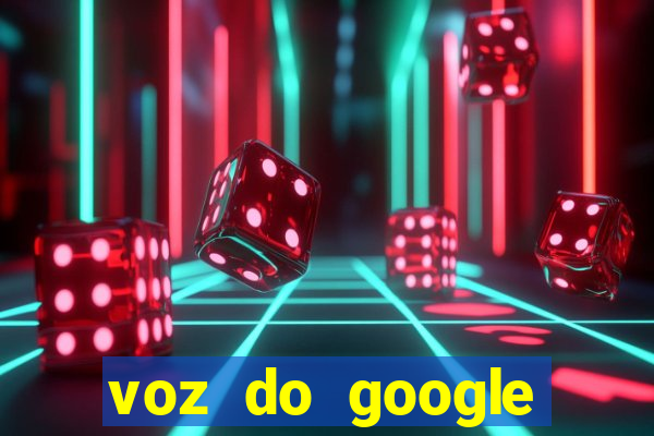 voz do google tradutor homem