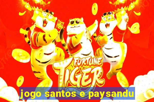 jogo santos e paysandu