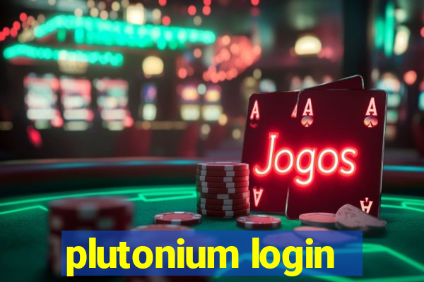 plutonium login