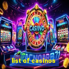 list of casinos