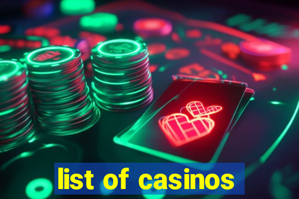 list of casinos