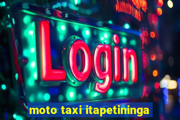 moto taxi itapetininga