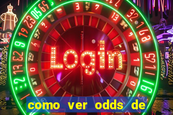 como ver odds de jogos passados