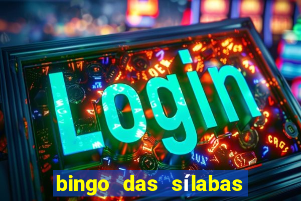 bingo das sílabas como jogar