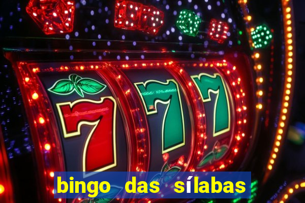 bingo das sílabas como jogar