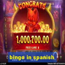 bingo in spanish