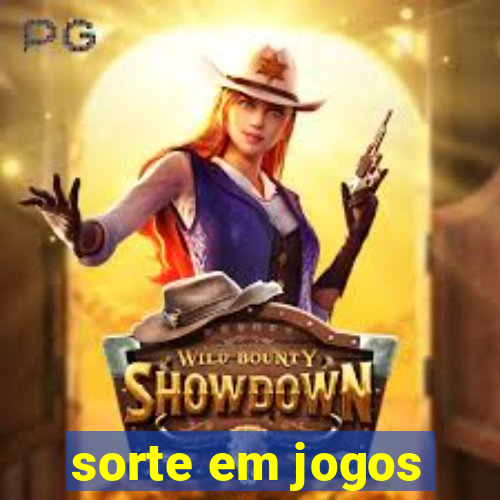 sorte em jogos