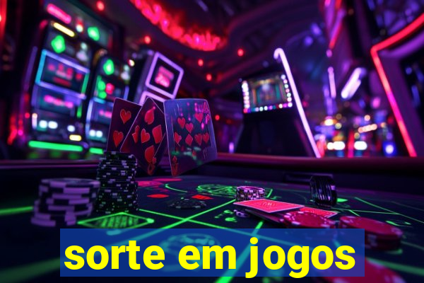 sorte em jogos