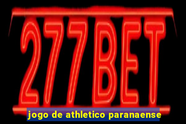 jogo de athletico paranaense