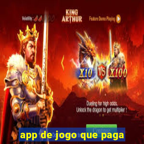 app de jogo que paga