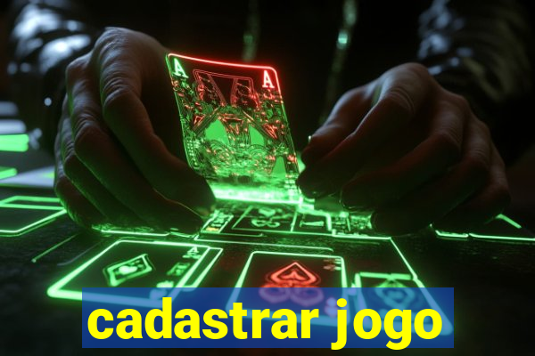 cadastrar jogo