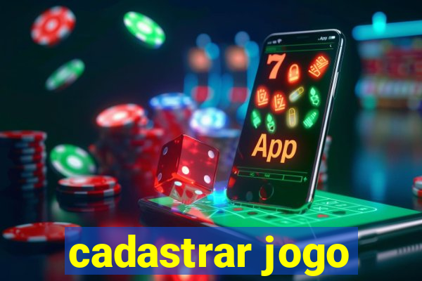 cadastrar jogo