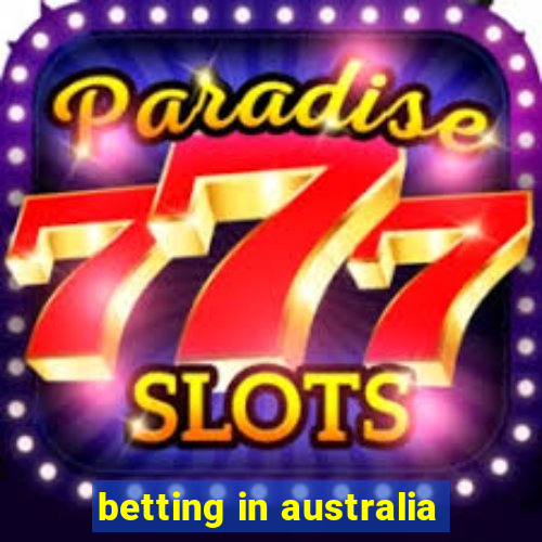 betting in australia