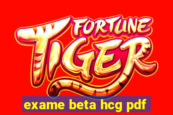 exame beta hcg pdf