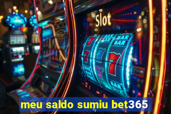 meu saldo sumiu bet365