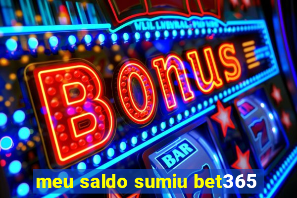 meu saldo sumiu bet365