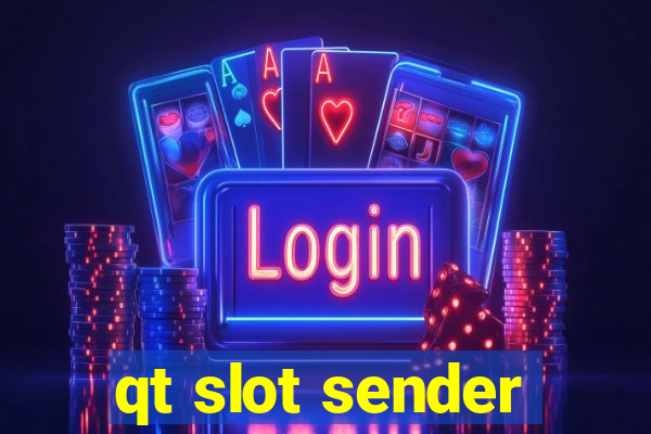 qt slot sender