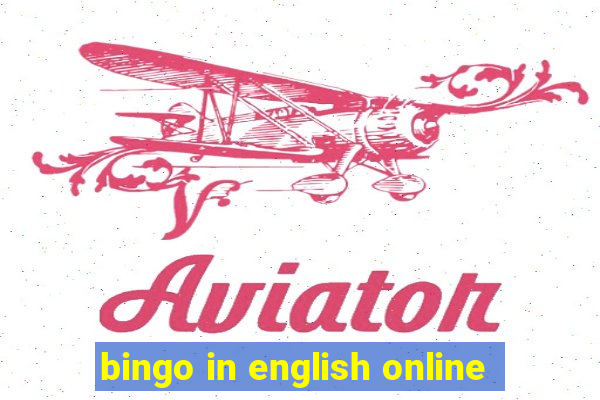 bingo in english online