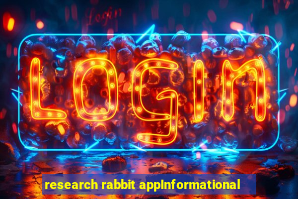 research rabbit appInformational