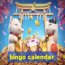 bingo calendar