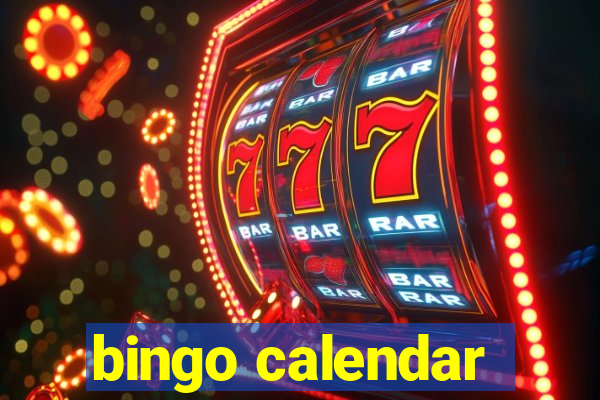 bingo calendar