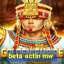 beta actin mw