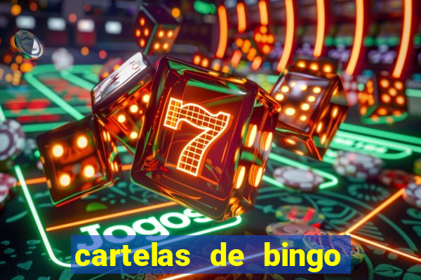 cartelas de bingo para chá de bebê