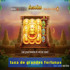 taxa de grandes fortunas